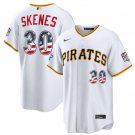 Pittsburgh Pirates #30 Paul Skenes White 2026 USA 250 Fourth of July Jersey