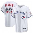 Toronto Blue Jays #00 Custom White 2026 All-Star Edition USA 250 Patch Jersey