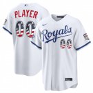 Kansas City Royals #00 Custom White 2026 All-Star Edition USA 250 Patch Jersey