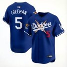 Dodgers #5 Freddie Freeman One Piece 2025 Stitched Royal Baseball Jersey