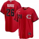 Cincinnati Reds #26 Chase Burns Red 2026 City Connect Stadium Stitched Jersey