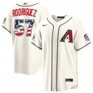 Arizona Diamondbacks #57 Eduardo Rodriguez Nike Cream 2026 All-Star Edition Stars Stadium Jersey