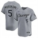 Mens Chicago White Sox #5 Munetaka Murakami Nike Gray Road Limited Jersey