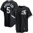 Mens Chicago White Sox #5 Munetaka Murakami Nike Black Retro Limited Jersey