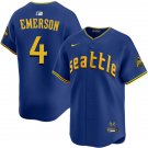 Seattle Mariners #4 Colt Emerson Royal 2025 Cool Base Stitched Jersey