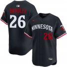 Minnesota Twins #26 Taj Bradley Nike Navy Minnesota Alternate Vapor Limited Jersey