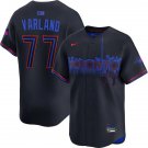 Toronto Blue Jays #77 Louis Varland Black City Limited Jersey