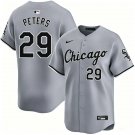 Mens Chicago White Sox #29 Tristan Peters Nike Gray Road Limited Jersey
