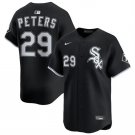 Mens Chicago White Sox #29 Tristan Peters Nike Black Alternate Limited Jersey