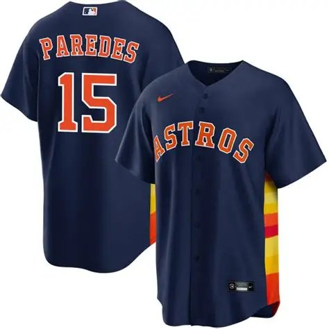 HOU #15 Isaac Paredes Navy Alternate Limited Jersey