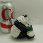 Momma Panda Sitting down with Baby Panda (figurine)