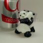 Two Pandas Play Wrestling / Hugging (figurine)