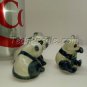 Beautiful 2 Piece Fine Bone China Panda & Kissing Panda (figurine)