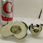 Beautiful 2 Piece Fine Bone China Panda & Kissing Panda (figurine)