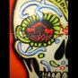 Colorful Skull Tile Trivet
