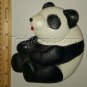 Left Facing Panda Wall Plaque