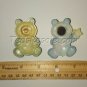 2 Tiny Panda Magnets