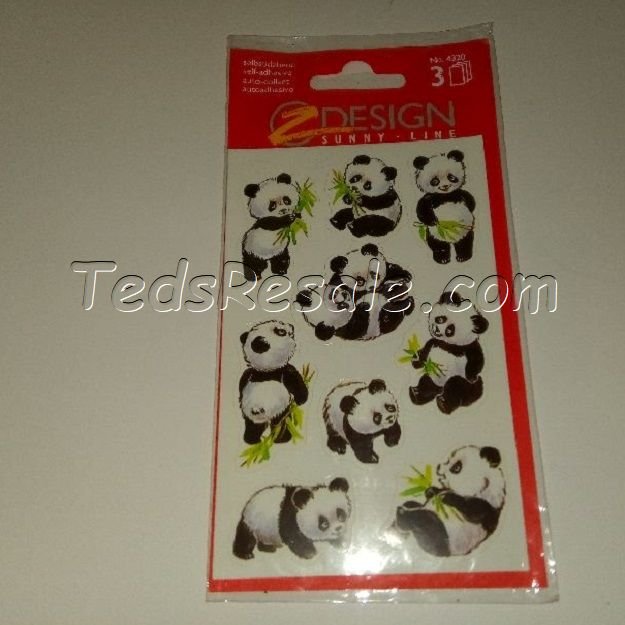 Tiny Panda Stickers NEW, old item