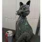 Metal Kitty Cat with solar powered glow.