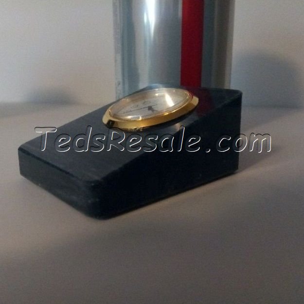Small Marble Desk Clock
