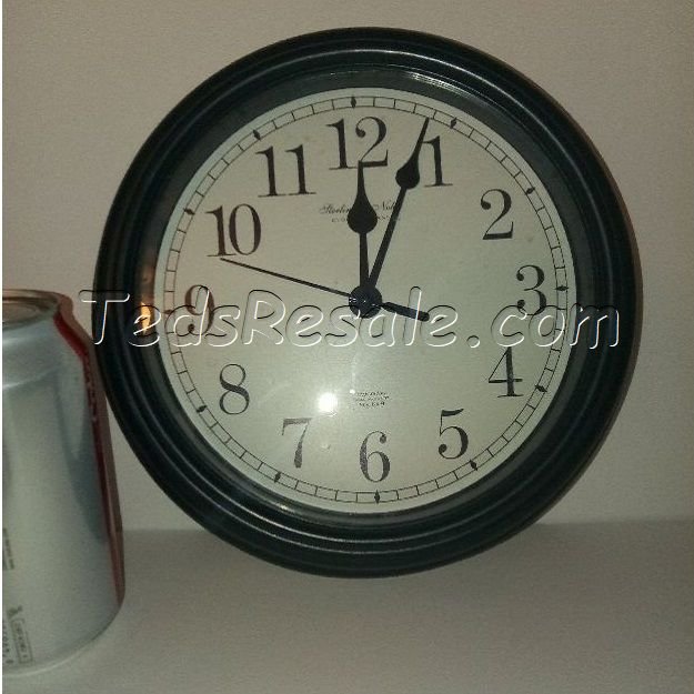Brown Round Wall Clock