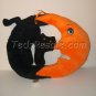 Orange Moon with Black Cat, plus, for door or wall
