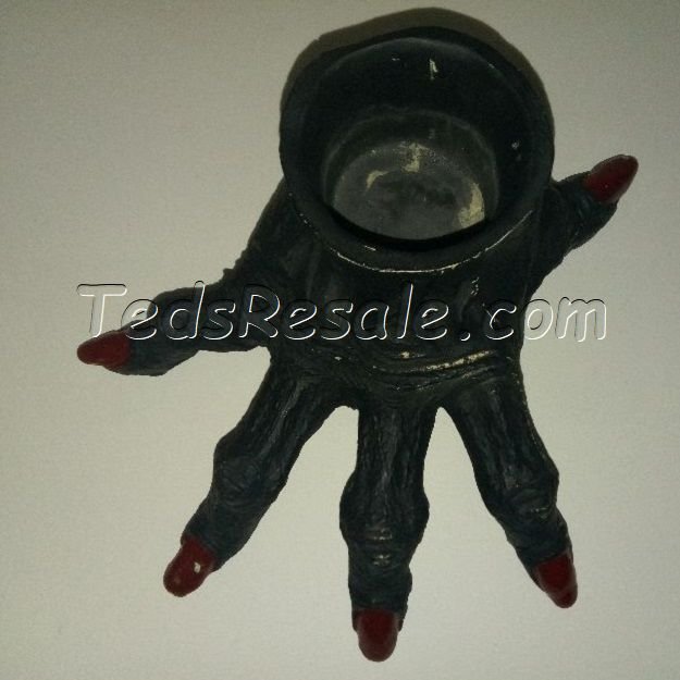 Black Evil Hand Candle Holder