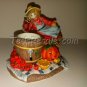 Partylite Scarecrow Pumpkin Well Pie Apples Votive Holder