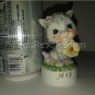 Sweet Little Spring / May Kitty with Flower (figurine)