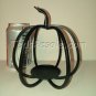 Black Pumpkin Votive Holder