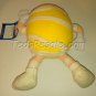 Yellow M&M, Plush, Modified.
