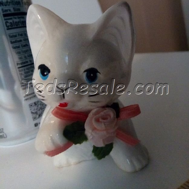 Ceramic Kitty Cat Figurine
