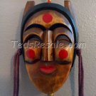 Mask, Red Trimmed. Nearly 3 feet long