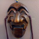 Mask, Blue Trimmed. Nearly 3 feet long