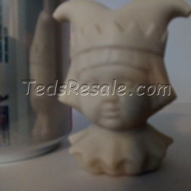 Clown/Jester, Unpainted Ceramic Head (beige)
