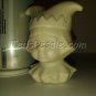 Clown/Jester, Unpainted Ceramic Head (beige)