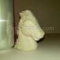 Ornate Horsehead, Unpainted Ceramic Head (beige)