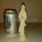 Tall Thin Santa with Present Bag, Unpainted Ceramic (beige)