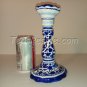 Beautiful Vintage DERUTA Italy Dipinto A Mano Blue and White Candle Holder