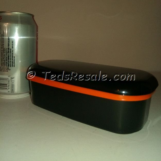 Meshable Black and Orange mini plastic boxes