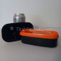 Meshable Black and Orange mini plastic boxes