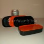 Meshable Black and Orange mini plastic boxes