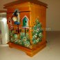 Mini 2-drawer Dresser, Painted with Birdhouses