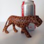 Handcarved and painted Wood Leopard