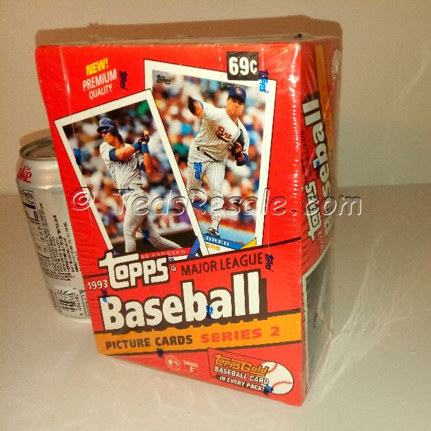 Topps Baseball 1993 Series 2 MLB Trading Cards Box 36 Factory Sealed