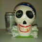 Hand Painted Skull "Piggy Bank"