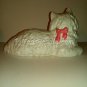 Kitty with bad eye, shelf figurine.