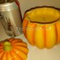 Gorgeous Ceramic Pumpkin Candle, unused