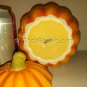 Gorgeous Ceramic Pumpkin Candle, unused