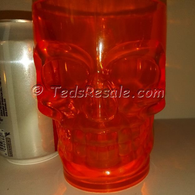 Orange Skull Mug, Cup